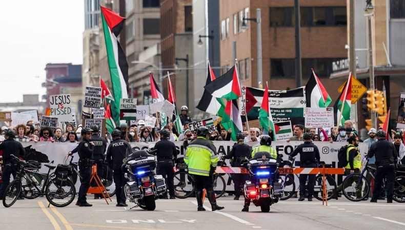 Demonstran Blokir Bandara San Francisco Desak Gencatan Senjata Segera di Gaza