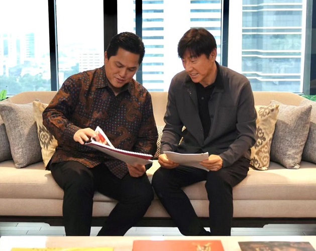 Shin Tae-yong Didekati Timnas Korsel, Erick Thohir: Saya Tak Bisa Larang
