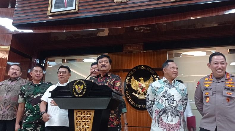 Menko Polhukam Rakor Bersama Panglima TNI dan Kapolri, Ini yang Dibahas