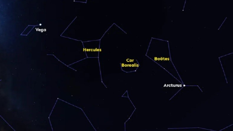 Terakhir Terlihat pada 1946, Sistem Bintang T Coronae Borealis Akan Kembali Bersinar