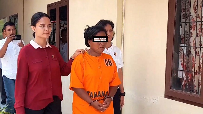Tante Siksa dan Masukkan Bocah Yatim dalam Karung di Tapteng Ditangkap, Ini Tampangnya