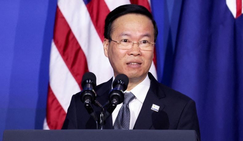 Presiden Vietnam Vo Van Thuong Mundur