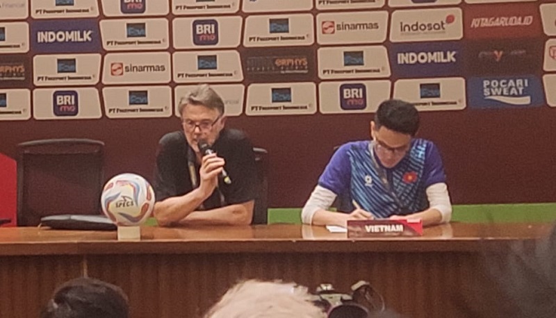 Kalah Tipis, Pelatih Vietnam Puji Kehebatan Timnas Indonesia