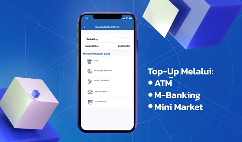 Cara Top Up KAIPay untuk Beli Tiket Kereta Api