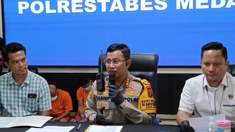 Viral Video Pembunuh Mertua di Deliserdang Coba Bunuh Diri saat Ditangkap Polisi