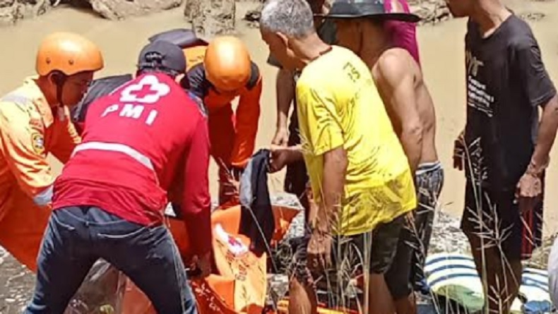 Sempat Hilang Terseret Arus Sungai Oya, Bocah asal Gunungkidul Ditemukan Tewas 