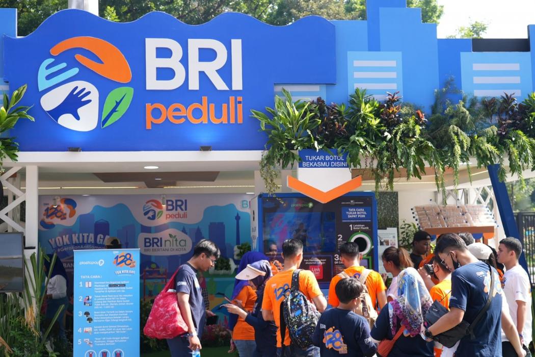 BRI Peduli Kelola 5,5 Ton Sampah di GBK saat Rayakan HUT Ke-128