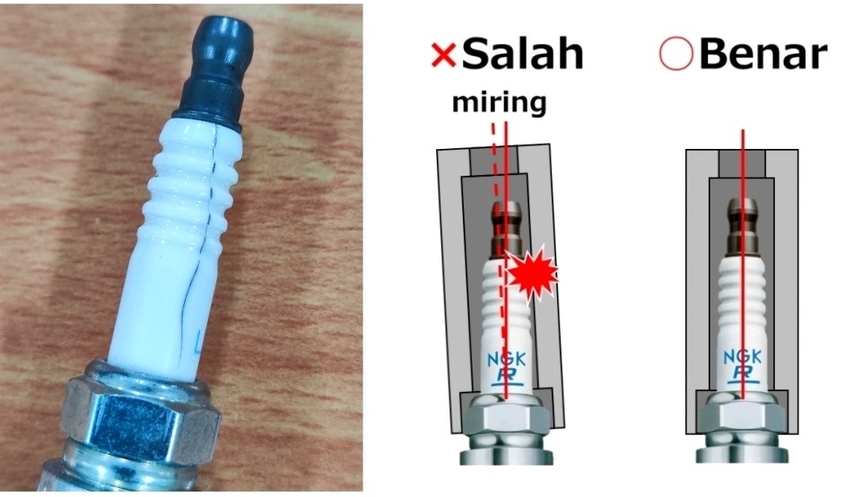 Ungkap Dampak Insulator Busi Retak, NGK: Motor Bisa Jadi Boros dan Susah Dihidupkan