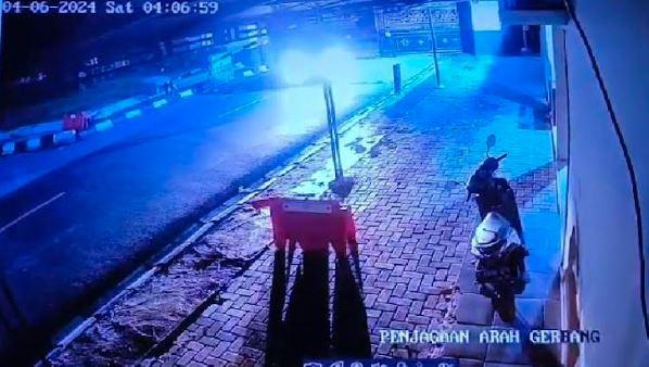 Markas Polda Lampung Diduga Diserang OTK, Terdengar Suara Tembakan