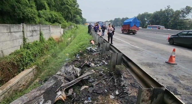 Arus Lalu Lintas di Tol Jakarta-Cikampek Kembali Normal usai Kecelakaan di Km 58