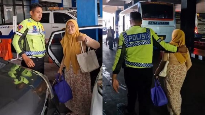 Viral Aksi Polisi Bantu Ibu asal Temanggung yang Diusir Anaknya