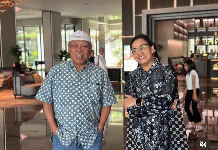 Momen Sri Mulyani Ketemu Basuki saat Mudik ke Semarang: Senangnya!