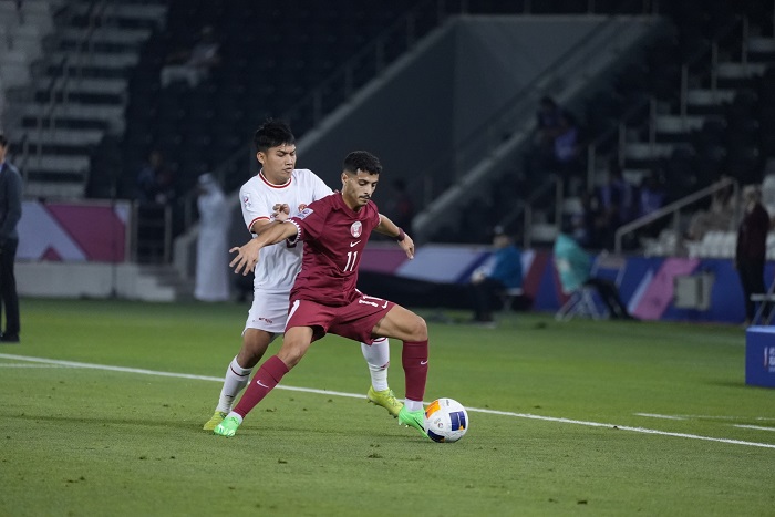 Hasil Indonesia U-23 Vs Qatar: Garuda Muda Tertinggal Akibat Penalti Kontroversial di Babak Pertama