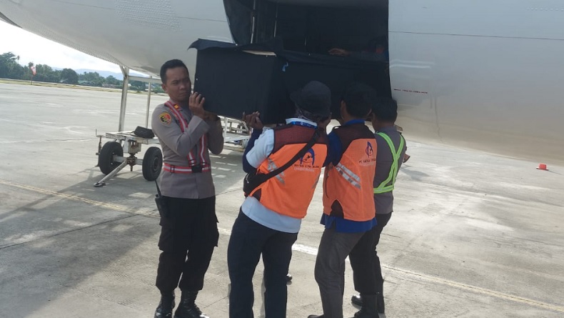Korban Penganiayaan OTK di Yahukimo, Jenazah Bripda Oktavianus Tiba di Jayapura