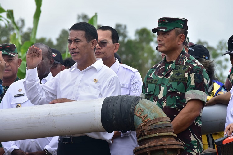 Tingkatkan IP Padi di Merauke, Kementan Genjot Pompanisasi