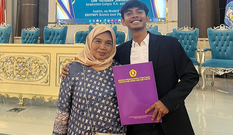 Kisah Bilal Sukarno, Dulu Tukang Cuci Kini Lulus Cumlaude IPK 3,87 di UPN Veteran Jakarta
