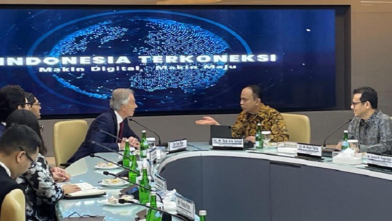 Menkominfo Budi Arie Bertemu Mantan PM Inggris Tony Blair, Bahas Data Center hingga Starlink