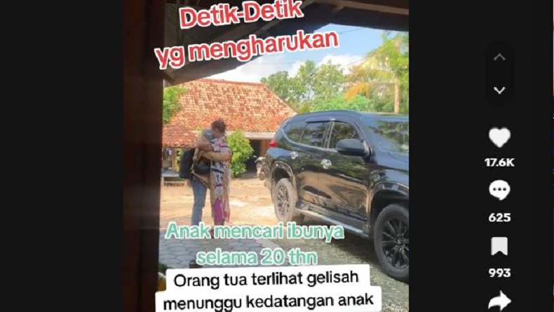 Momen Haru Pertemuan Ibu dan Anak setelah 20 Tahun Terpisah karena Perceraian