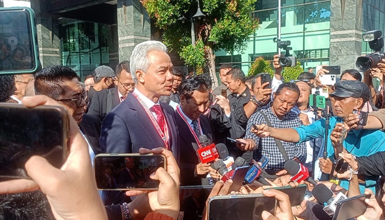 Ganjar-Mahfud Hadir di Sidang Putusan MK: Kita Berikan Kepercayaan kepada Majelis Hakim 