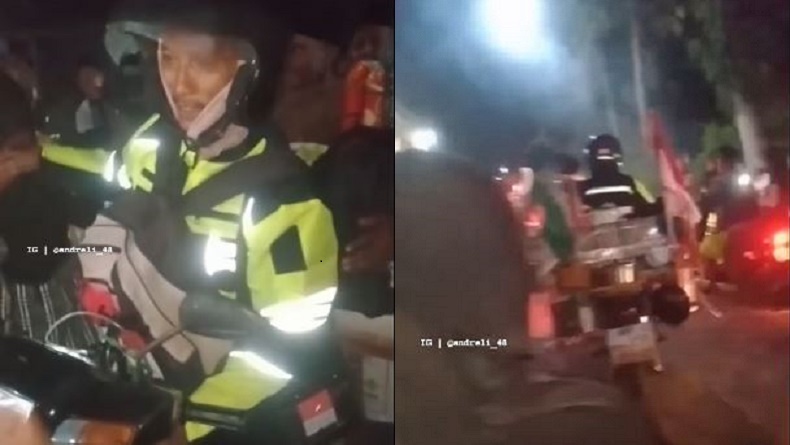 Viral Tukang Cilok asal Jember Berangkat Naik Haji Pakai Motor, Warga Ramai Mengiringi