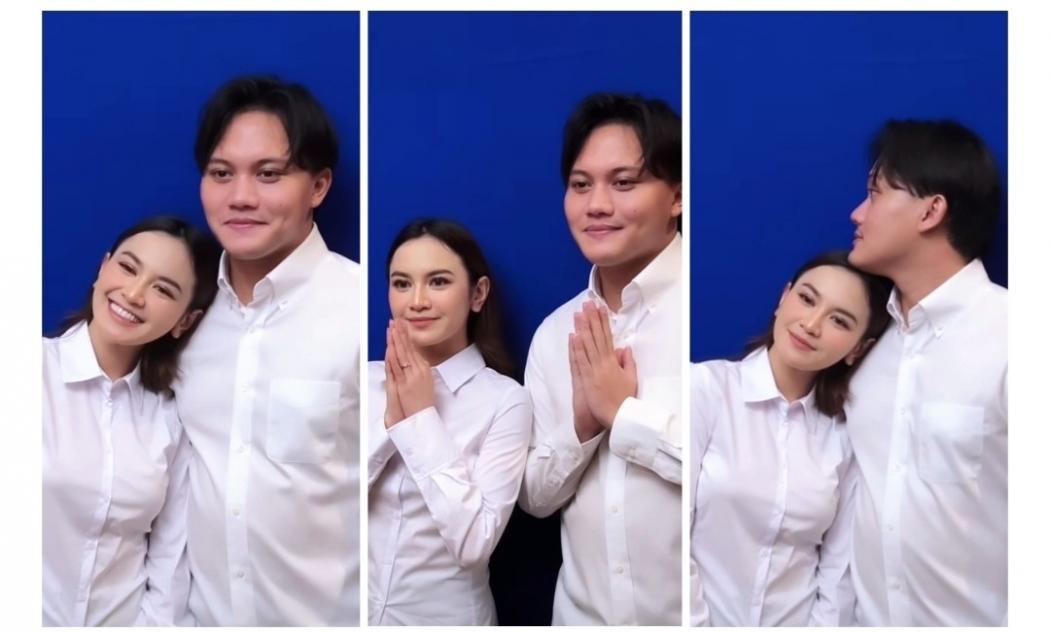 Rizky Febian dan Mahalini Bagikan Foto Berlatar Biru, Buat Buku Nikah?