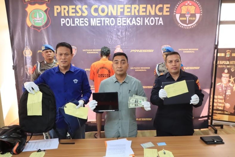 Maling Modus Pecah Kaca Mobil Resahkan Warga Bekasi, Pelaku Residivis Ditangkap