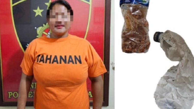 Siram Air Keras dan Cabai ke Suami, IRT di Muba Ditangkap Polisi
