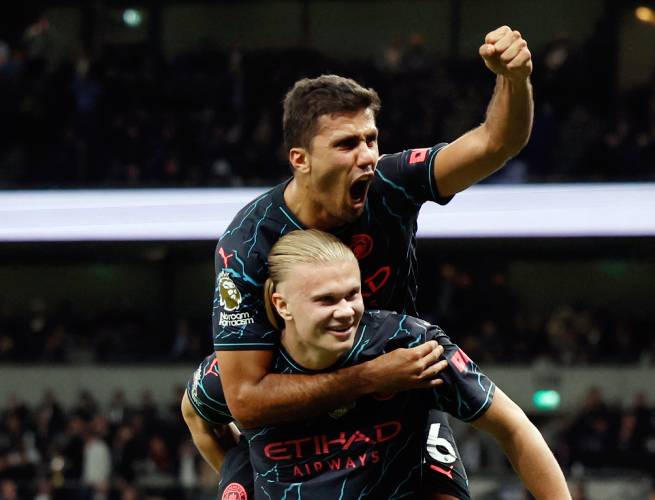 Hasil Liga Inggris: 2 Gol Haaland vs Tottenham Bawa Man City Selangkah Lagi Juara 4 Kali Beruntun