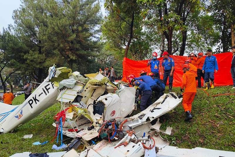 KNKT: Pesawat Latih Jatuh di BSD Tangsel Tak Punya Black Box