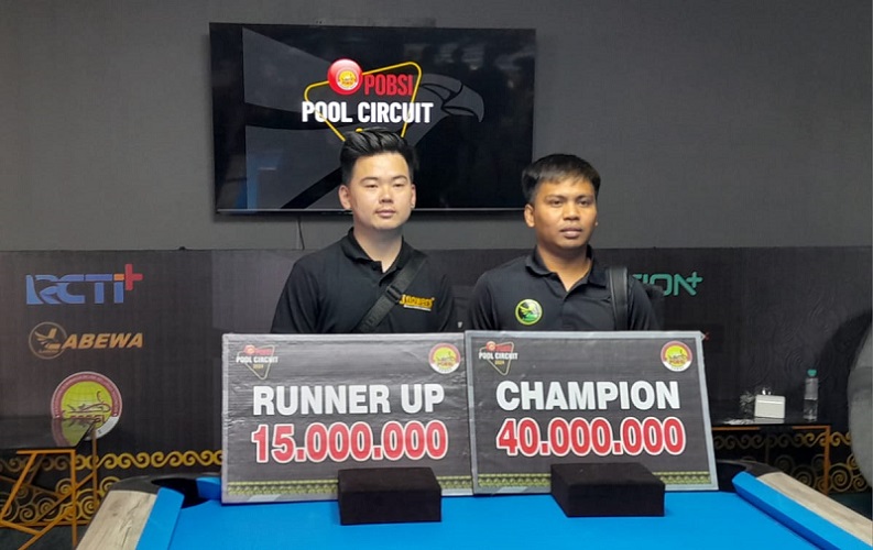 Hasil Final POBSI Pool Circuit 2024 Jambi: Irwanto Juara usai Kalahkan Andri Jflowers
