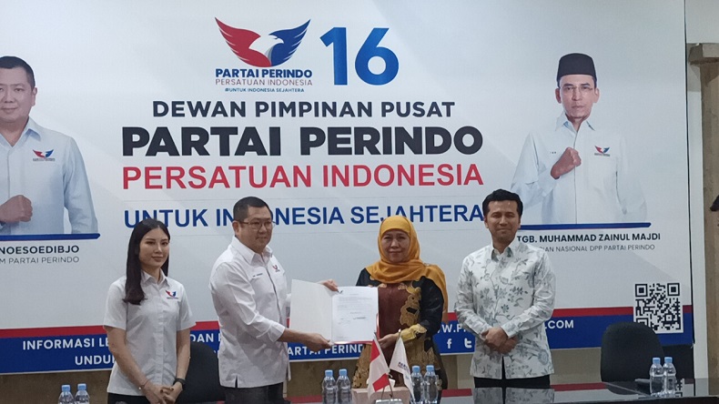 Partai Perindo Dukung Khofifah-Emil Maju Pilgub Jatim