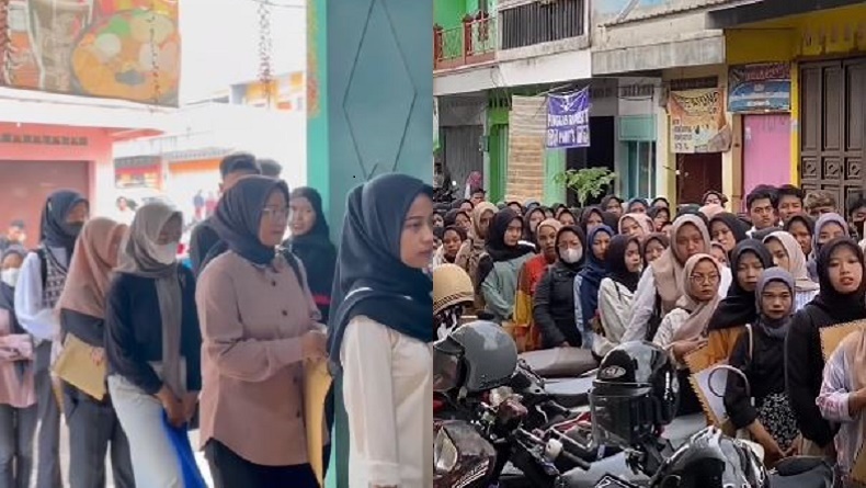Viral Ratusan Orang Antre Lamar Kerja di Warung Seblak, Netizen: Sulitnya Dapat Pekerjaan