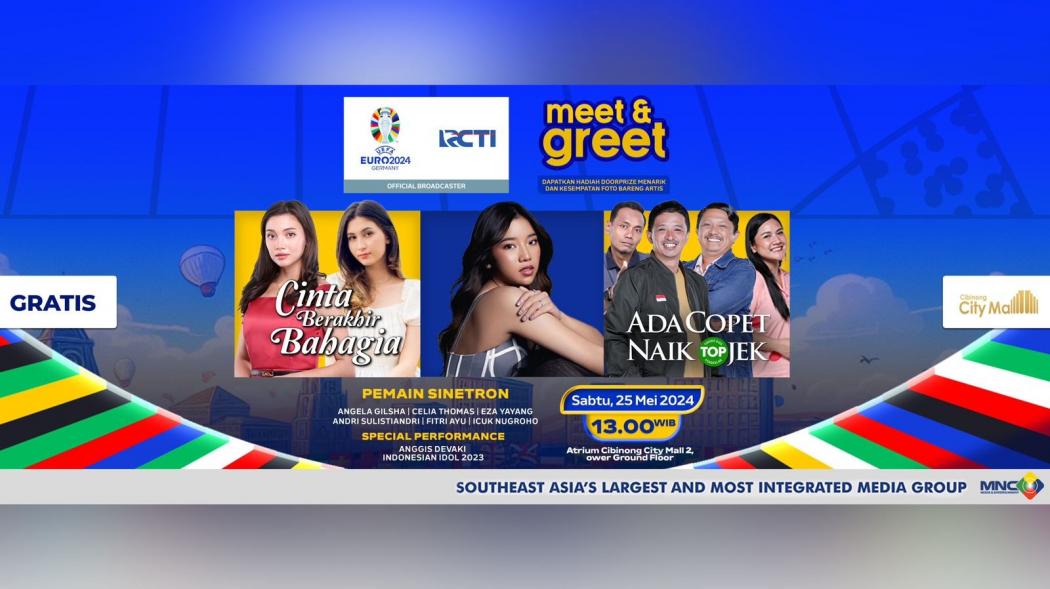Giliran Cibinong Kedatangan Meet and Greet Sinetron RCTI dan Road to EURO 2024