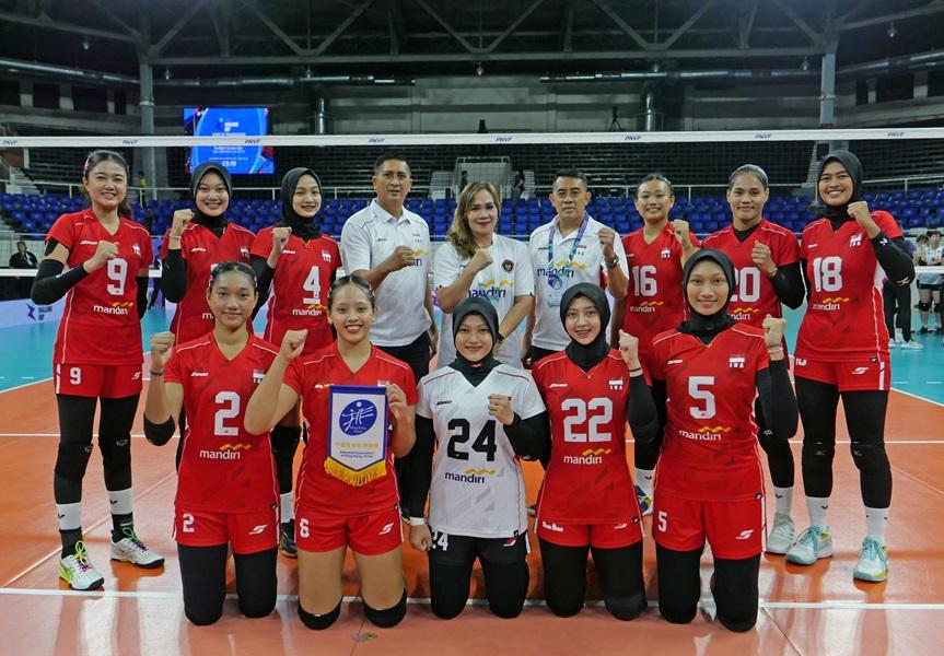 Hasil AVC Challenge Cup 2024: Tampil Menawan, Tim Voli Putri Indonesia Bantai Singapura 3-0