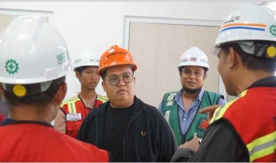 Tinjau Pembangunan RS Muara Badak, Wabup Kukar Optimistis Bisa Beroperasi Akhir 2024