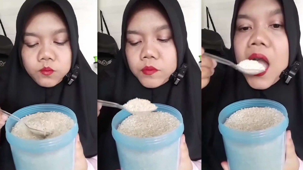 Viral Beras Mentah Dijadikan Camilan, Kenali Bahaya yang Mengintai!