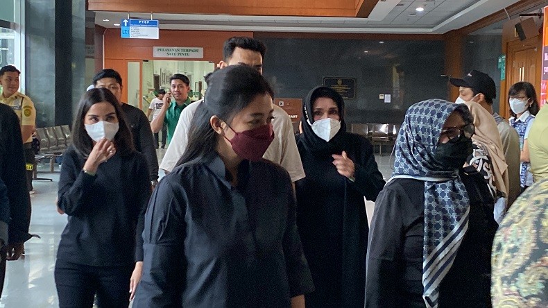 Penampakan Keluarga Syahrul Yasin Limpo Hadiri Sidang Tipikor