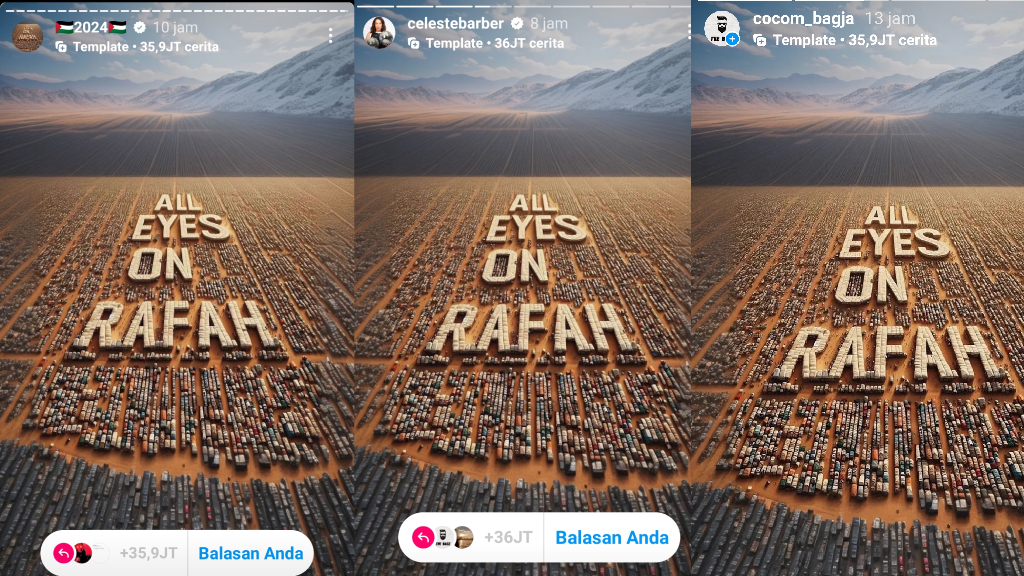 Viral All Eyes on Rafah: Arti dan Kenapa Ini Penting