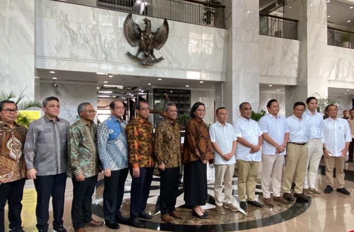 Sri Mulyani Terima Tim Gugus Tugas Sinkronisasi Prabowo-Gibran di Kantornya, Mau Bahas Apa?