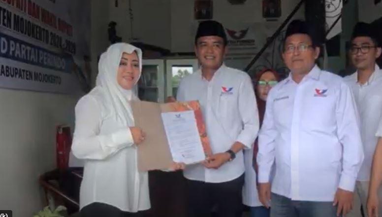 Pilkada 2024, Petahana Bupati Mojokerto Ikfina Fahmawati Daftar ke Perindo