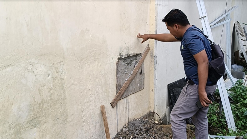 Jebol Tembok, 5 Tahanan Polres Barru Kabur 