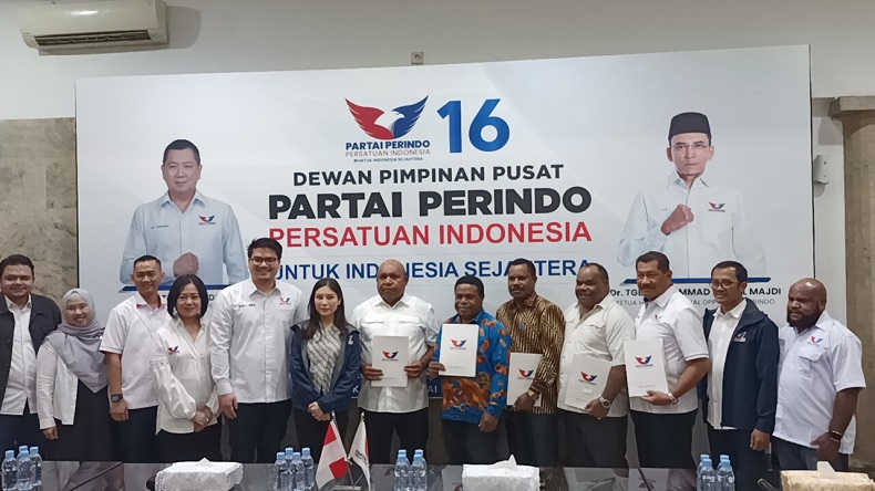 Angela Tanoesoedibjo Serahkan Surat Dukungan ke Calon Kepala Daerah: Komitmen Perindo Majukan Papua Pegunungan
