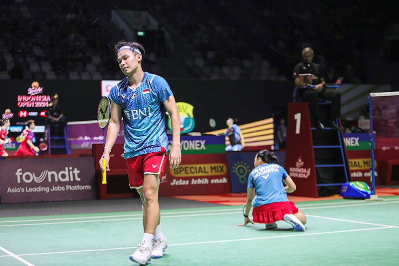 Hasil Bulu Tangkis Olimpiade 2024: Rinov/Pitha Gugur di Fase Grup usai Kalah dari Tuan Rumah 