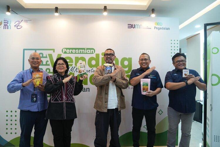 Dukung Pertumbuhan Ekonomi, Pegadaian Resmikan Vending Machine UMKM
