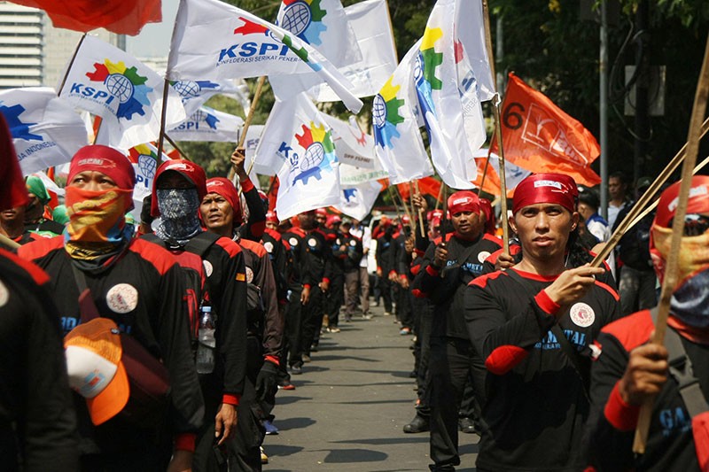 20.000 Buruh bakal Kawal Pembacaan Putusan Gugatan UU Cipta Kerja di MK Besok