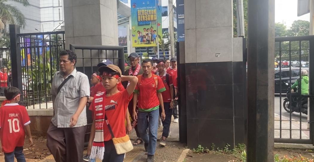 Suporter Mulai Ramaikan GBK, Siap Dukung Timnas Lawan Irak
