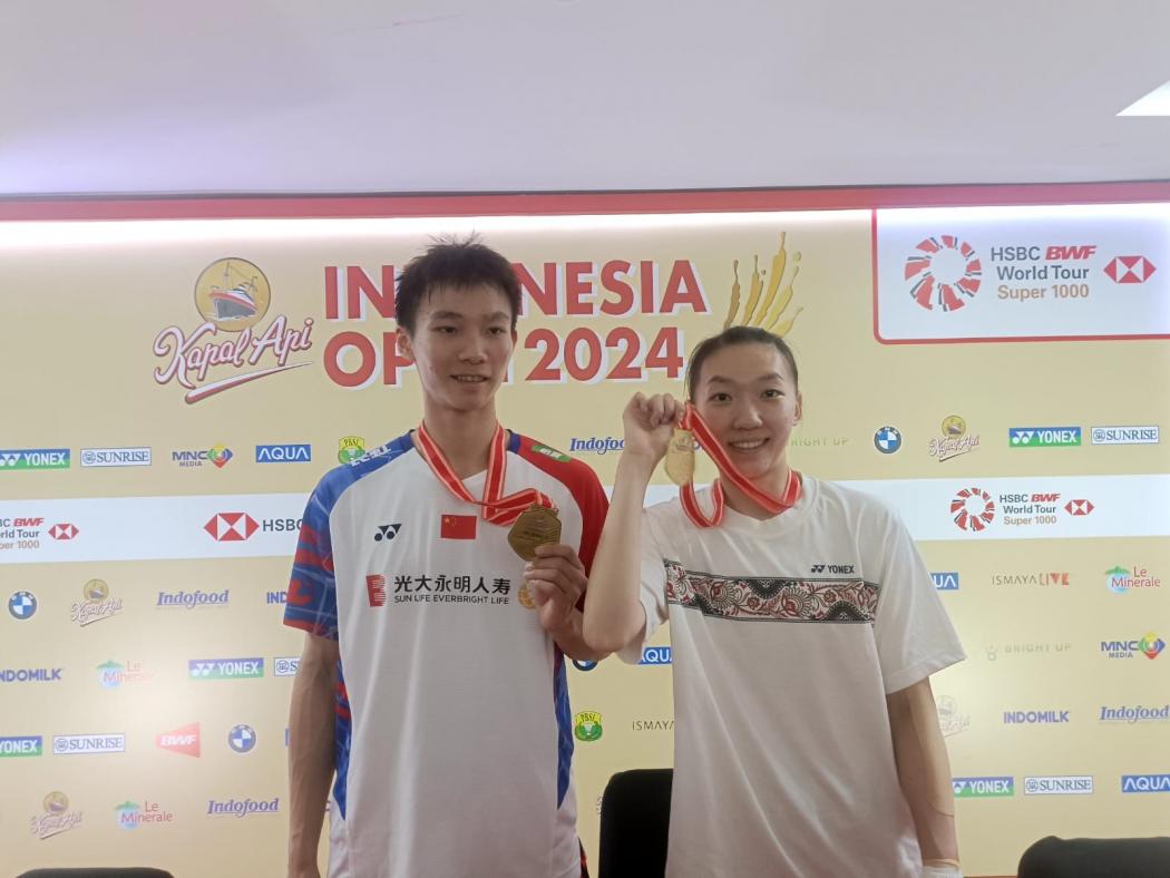 3 Fakta Unik Ganda Campuran Muda China Juara Indonesia Open 2024 Usai Hajar Pemain Nomor 1 Dunia