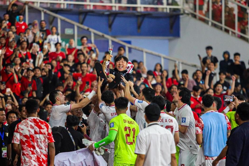 Komentar Shin Tae-yong usai Indonesia Hajar Filipina, Singgung Taktik Parkir Bus!