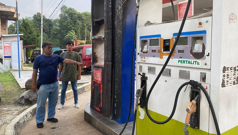 Viral Motor Tukang Cilok Terbakar usai Isi BBM di Bogor, Diduga akibat Korsleting