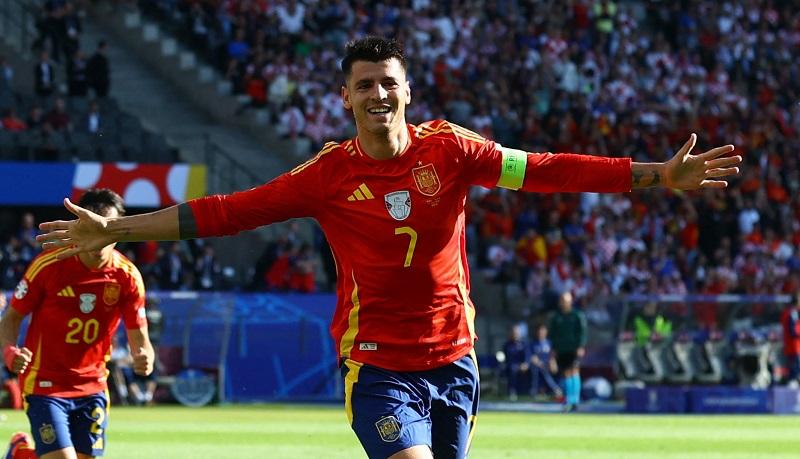 Alvaro Morata Pede Spanyol Bikin Italia Kewalahan di Euro 2024